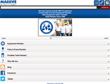 Tablet Screenshot of massivegroup.com
